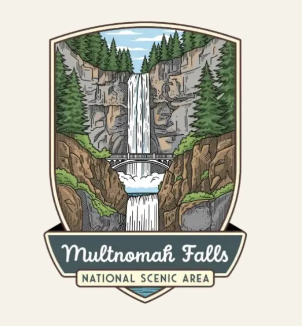 Visit Multnomah Falls logo